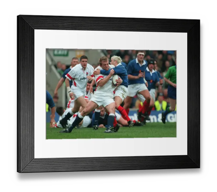 Framed Print : Tim Rodber, Thomas Castaignede Framed Print : Tim Rodber, Thomas Castaignede