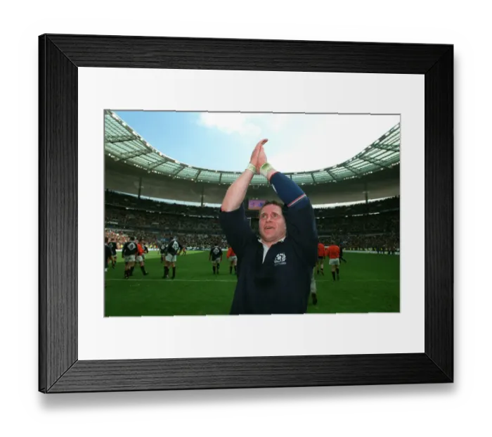 Framed Print : Alan Tait Celebrates Victory