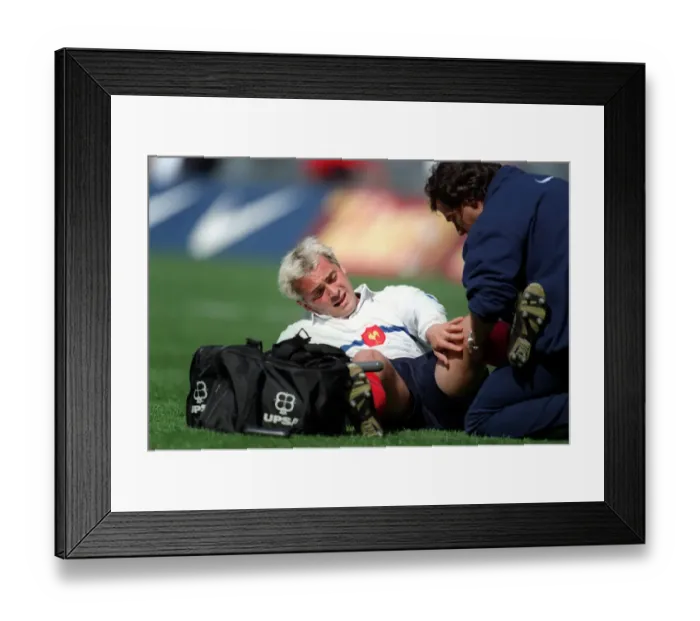 Framed Print : Injury To Thomas Castaignede Framed Print : Injury To Thomas Castaignede