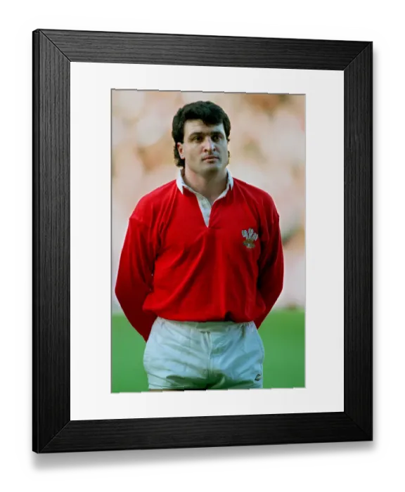 Framed Print : Mark Ring Wales and Cardiff Rugby Union 02 February 1991 Date: 02 February 1991 Framed Print : Mark Ring Wales and Cardiff Rugby Union 02 February 1991 Date: 02 February 1991