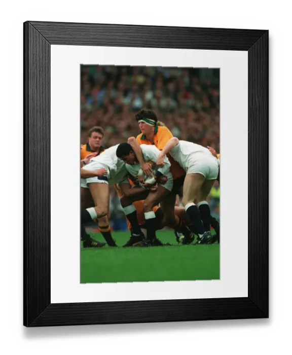Framed Print : Action England V Australia Rugby Union 12 December 1991 Date: 12 December 1991 Framed Print : Action England V Australia Rugby Union 12 December 1991 Date: 12 December 1991
