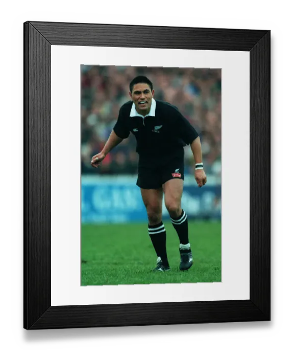 Framed Print : John Timu New Zealand Rugby Union 01 December 1993 Date: 01 December 1993 Framed Print : John Timu New Zealand Rugby Union 01 December 1993 Date: 01 December 1993