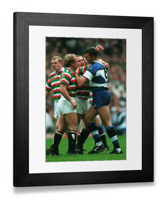 Framed Print : Ben Clarke Sqquares Up To Neil Framed Print : Ben Clarke Sqquares Up To Neil