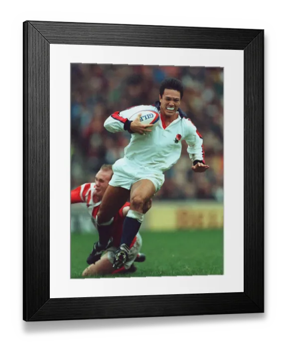 Framed Print : Tony Underwood Skips Past