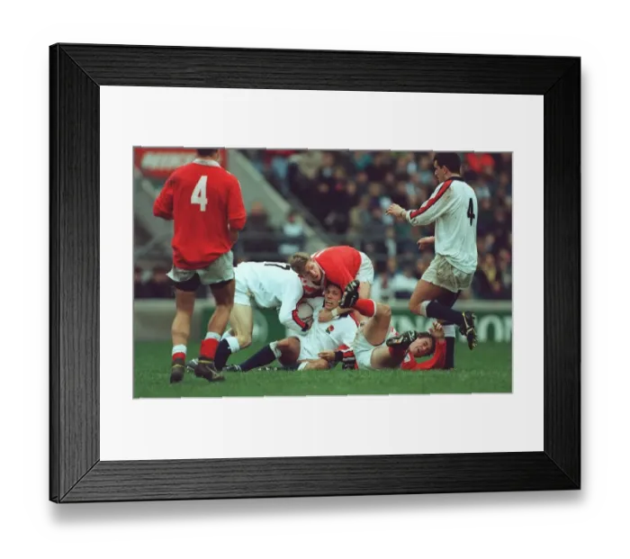 Framed Print : Tony Underwood In The Thick Of Framed Print : Tony Underwood In The Thick Of