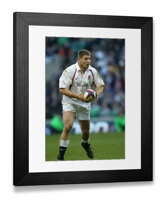 Framed Print : Ben Cohen England and Northampton Saints England V Ireland London Framed Print : Ben Cohen England and Northampton Saints England V Ireland London