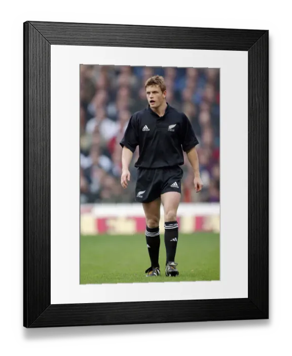 Framed Print : Ben Blair New Zealand Rugby Union England V New Zealand Twickenham Framed Print : Ben Blair New Zealand Rugby Union England V New Zealand Twickenham