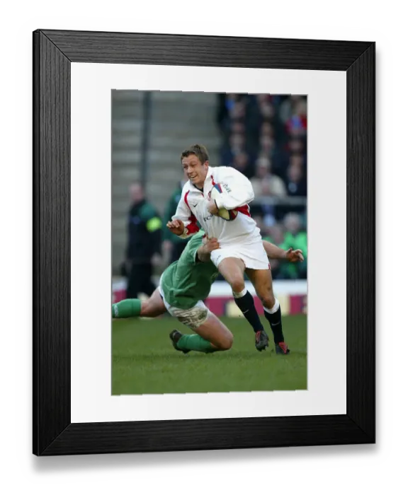 Framed Print : Jonny Wilkinson, Michael Galwey Framed Print : Jonny Wilkinson, Michael Galwey