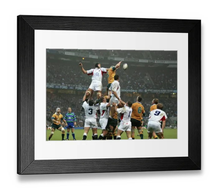 Framed Print : Ben Kay & Toutai Kefu Framed Print : Ben Kay & Toutai Kefu