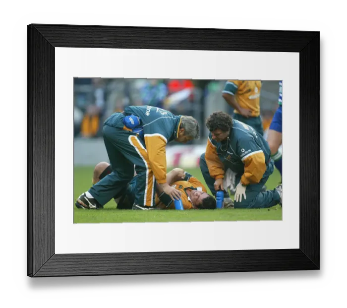 Framed Print : Jeremy Paul Receives Help Framed Print : Jeremy Paul Receives Help