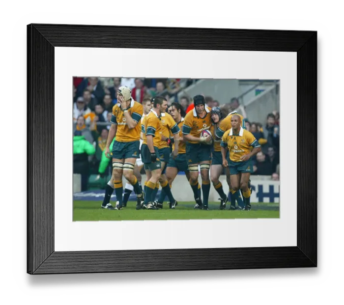 Framed Print : Elton Flatley & Team Mates Framed Print : Elton Flatley & Team Mates
