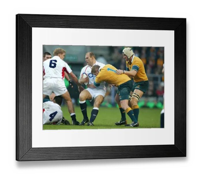 Framed Print : Lawrence Dallaglio, Bill Young
