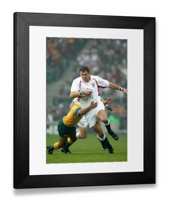 Framed Print : Martin Johnson & George Gregan Framed Print : Martin Johnson & George Gregan