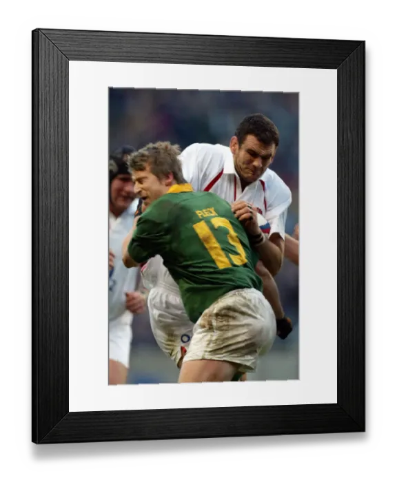 Framed Print : Martin Johnson & Robbie Fleck Framed Print : Martin Johnson & Robbie Fleck