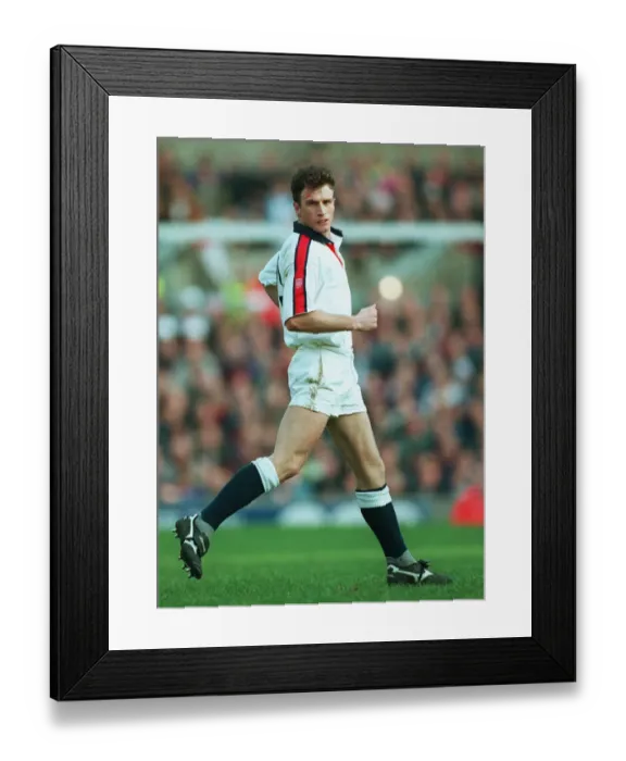 Framed Print : Mike Catt England and Bath Rugby Union 13 February 1995 Date: 13 February 1995 Framed Print : Mike Catt England and Bath Rugby Union 13 February 1995 Date: 13 February 1995