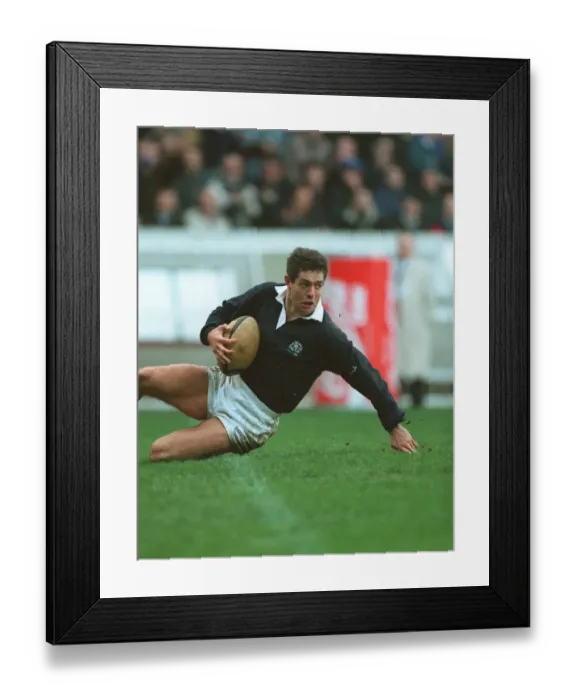 Framed Print : Gavin Hastings Scores Last Try Framed Print : Gavin Hastings Scores Last Try