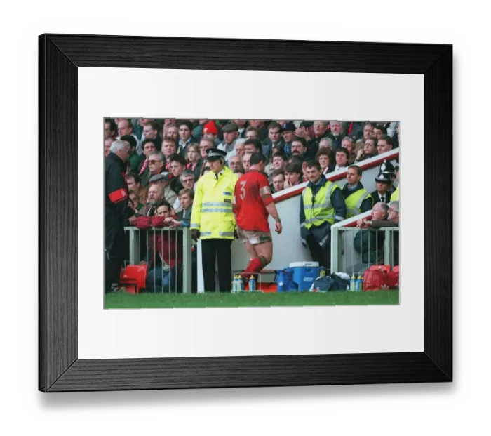 Framed Print : John Davies Is Sent Off Framed Print : John Davies Is Sent Off
