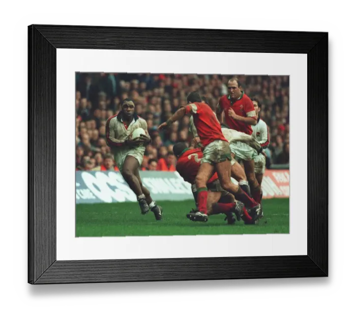 Framed Print : Victor Ubogu In Action Framed Print : Victor Ubogu In Action