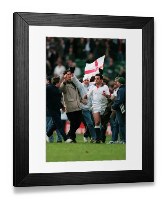 Framed Print : Captain Will Carling Celebrate Framed Print : Captain Will Carling Celebrate