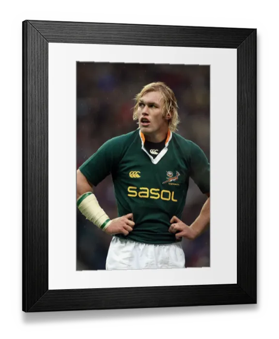 Framed Print : Schalk Burger Framed Print : Schalk Burger