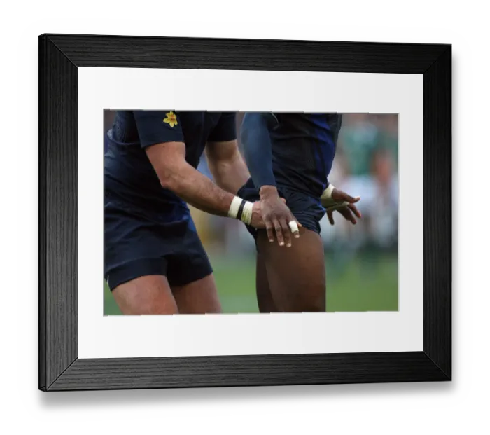 Framed Print : Players Prepare To Lift Framed Print : Players Prepare To Lift