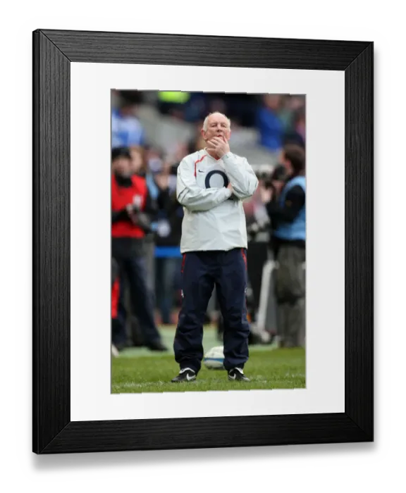 Framed Print : Brian Ashton England Coach Framed Print : Brian Ashton England Coach