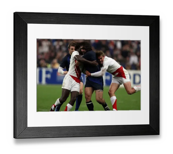 Framed Print : Chabal, Sackey & Flood Framed Print : Chabal, Sackey & Flood