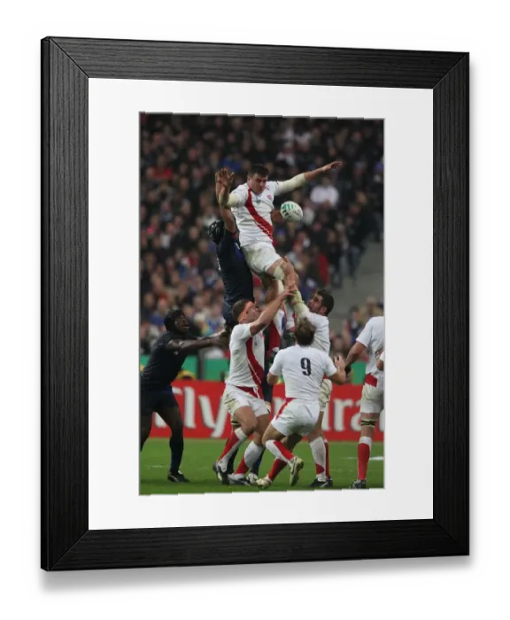 Framed Print : Martin Corry Wins Line Out Framed Print : Martin Corry Wins Line Out