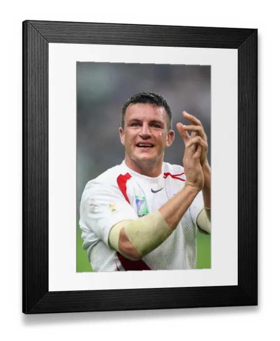 Framed Print : Martin Corry Celebrates Victory