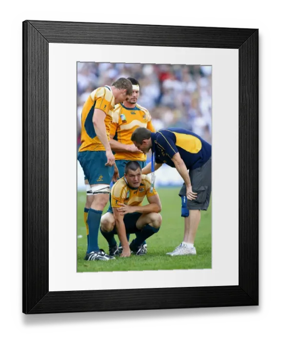 Framed Print : Adam Ashley-Cooper In Tears Framed Print : Adam Ashley-Cooper In Tears