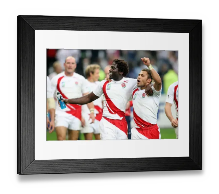 Framed Print : Jason Robinson & Paul Sackey Framed Print : Jason Robinson & Paul Sackey