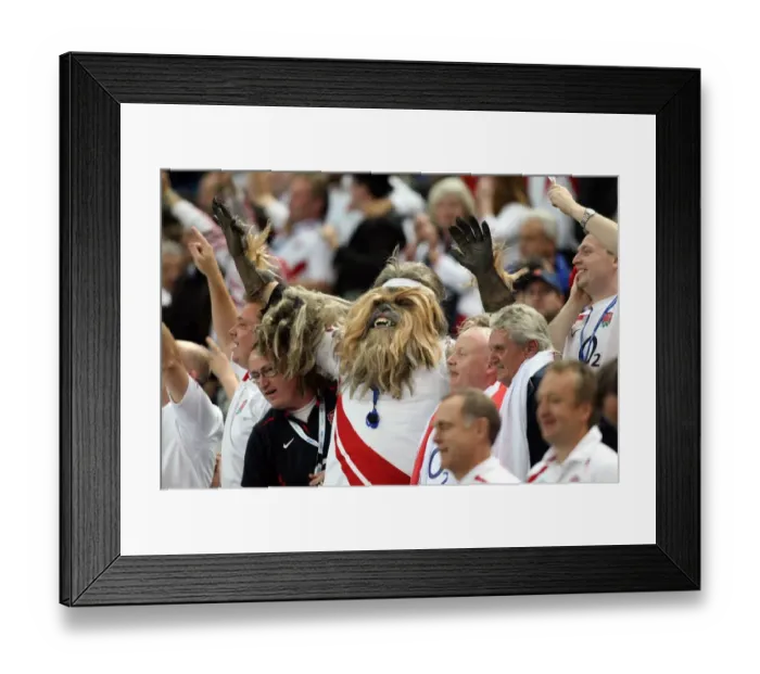 Framed Print : England Fans Celebrate Victory Framed Print : England Fans Celebrate Victory