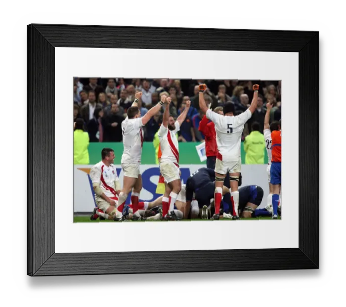 Framed Print : England Celebrate Victory