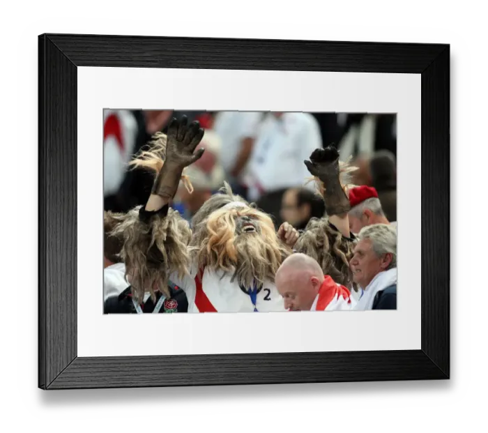 Framed Print : Chewbacca Rugby Fan