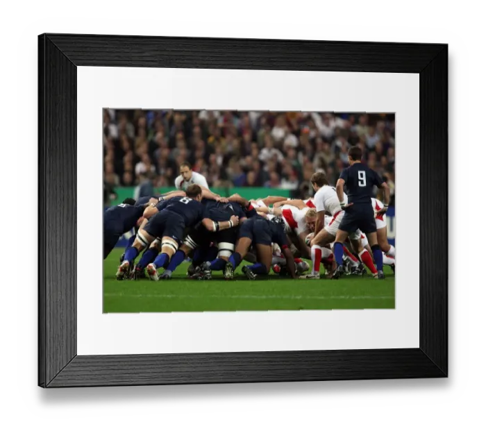 Framed Print : Scrum France V England France V England, World Cup Semi-Final Stade France