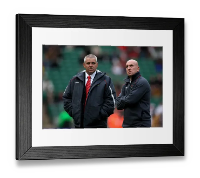 Framed Print : Warren Gatland & Shaun Edwards Framed Print : Warren Gatland & Shaun Edwards