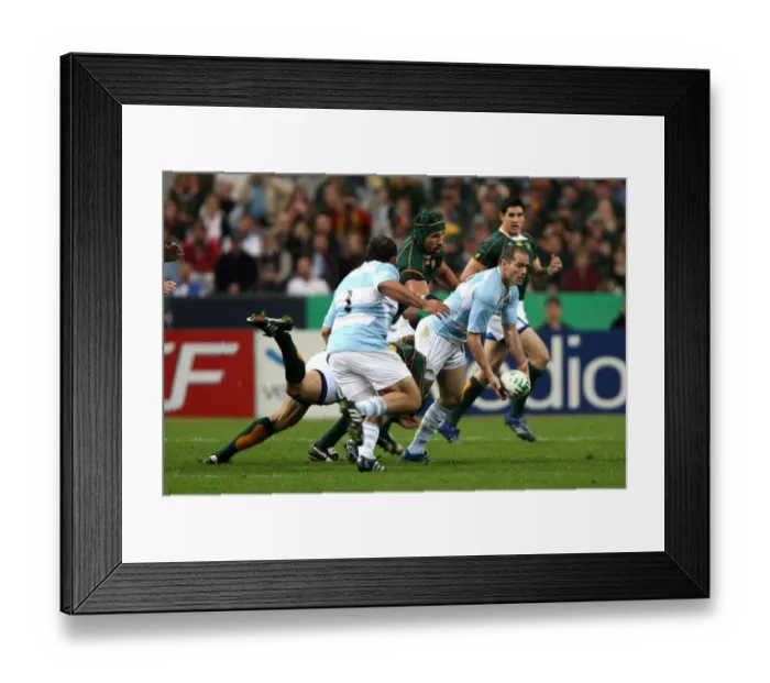 Framed Print : Felipe Contepomi & Victor Matfield Framed Print : Felipe Contepomi & Victor Matfield