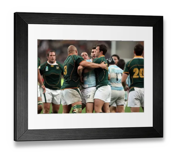 Framed Print : Felipe Contepomi & Sa Sandwich Framed Print : Felipe Contepomi & Sa Sandwich