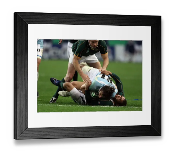 Framed Print : Bryan Habana & Juan Martin Hernandez Framed Print : Bryan Habana & Juan Martin Hernandez