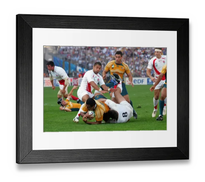 Framed Print : Wycliff Palu & Nick Easter Framed Print : Wycliff Palu & Nick Easter