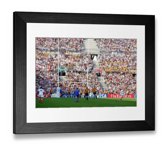 Framed Print : Jonny Wilkinson Kicks Penalty Framed Print : Jonny Wilkinson Kicks Penalty