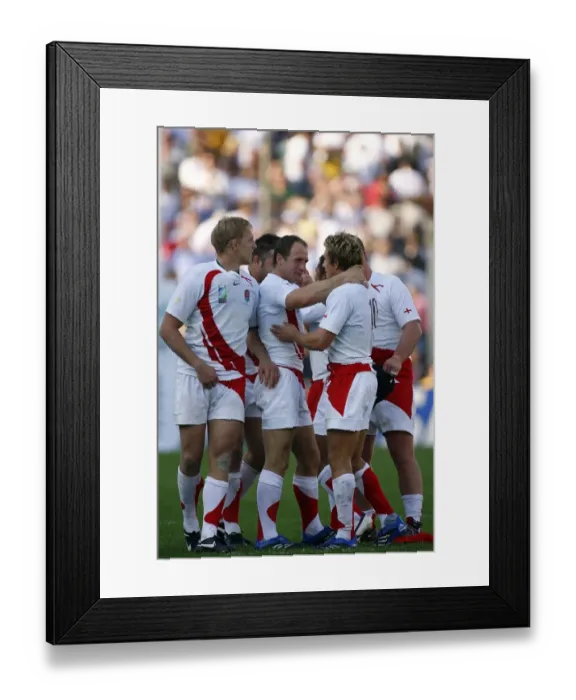 Framed Print : Jonny Wilkinson & Mike Catt Framed Print : Jonny Wilkinson & Mike Catt