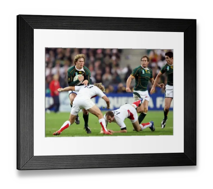 Framed Print : Francois Steyn & Mathew Tait Framed Print : Francois Steyn & Mathew Tait