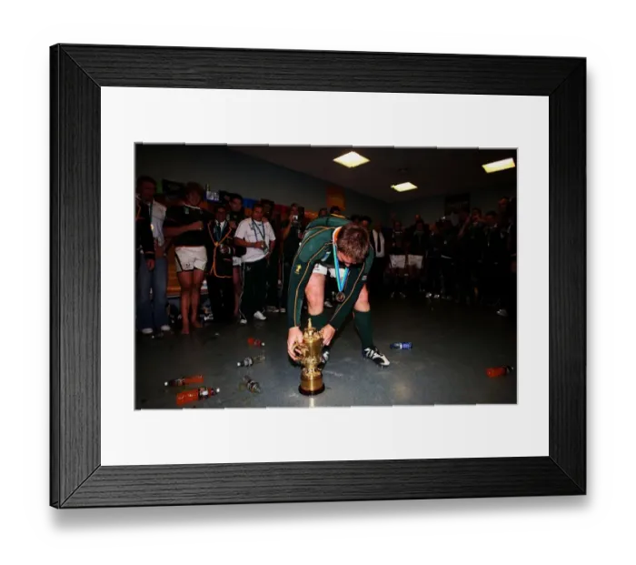 Framed Print : John Smit England V South Africa Rugby World Cup Final 2007 Stade De France Framed Print : John Smit England V South Africa Rugby World Cup Final 2007 Stade De France