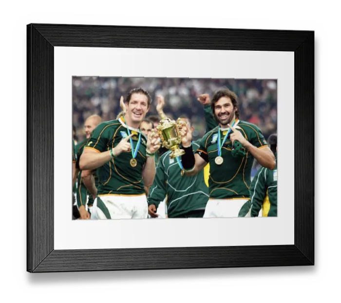 Framed Print : Bakkies Botha & Victor Matfield Framed Print : Bakkies Botha & Victor Matfield