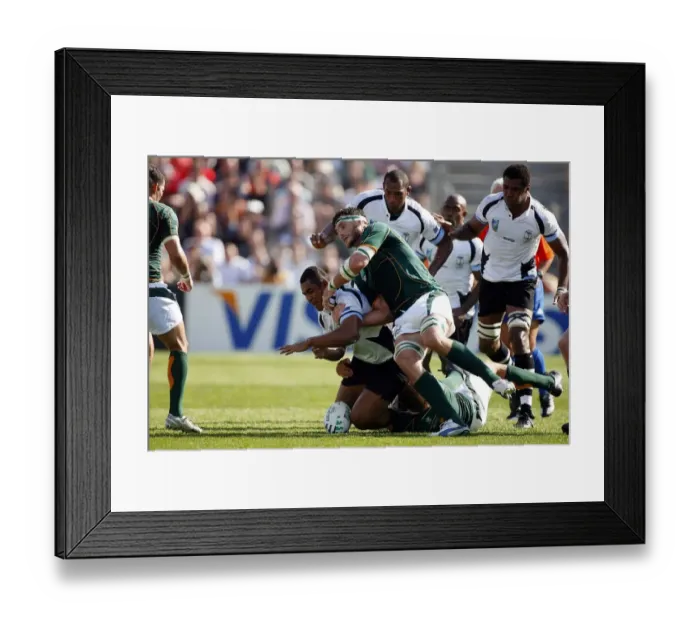 Framed Print : Seremaia Bai & Danie Rossouw Framed Print : Seremaia Bai & Danie Rossouw