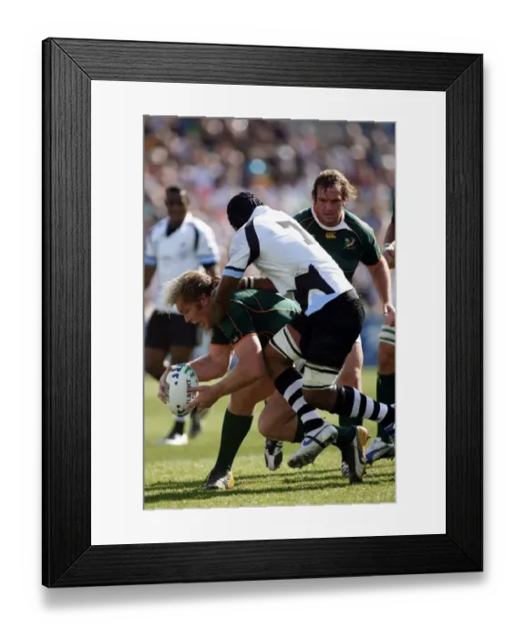 Framed Print : Akapusi Qera & Schalk Burger Framed Print : Akapusi Qera & Schalk Burger