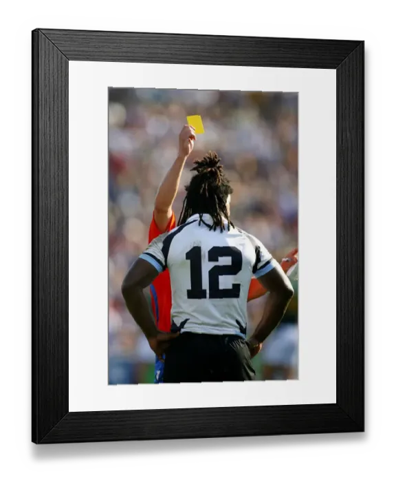 Framed Print : Seru Rabeni Sent Off Framed Print : Seru Rabeni Sent Off