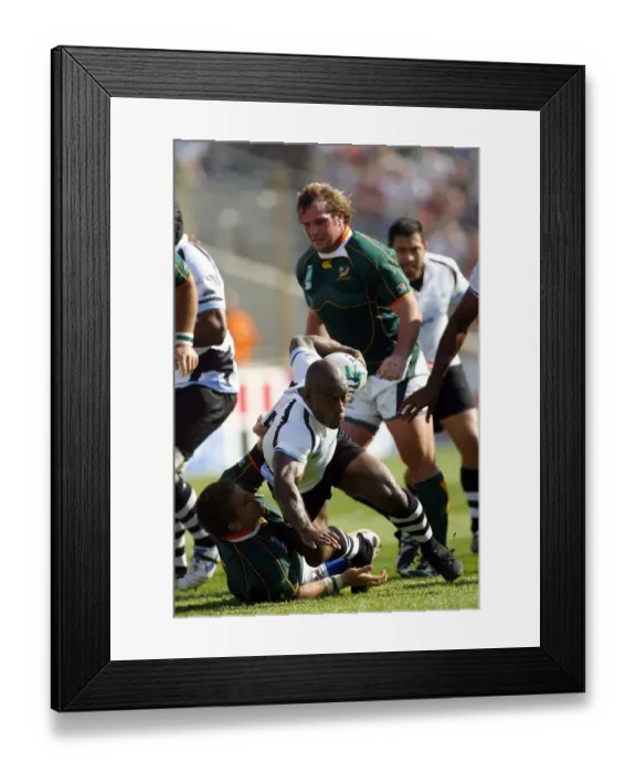 Framed Print : Mosese Rauluni & John Smit