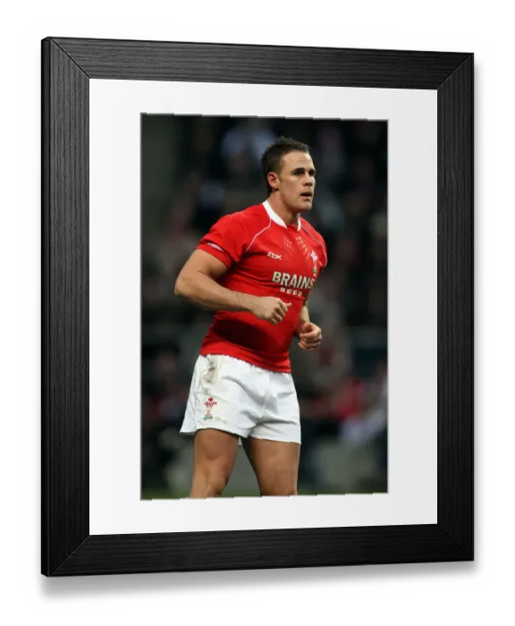Framed Print : Lee Byrne Wales and Ospreys England V Wales Twickenham